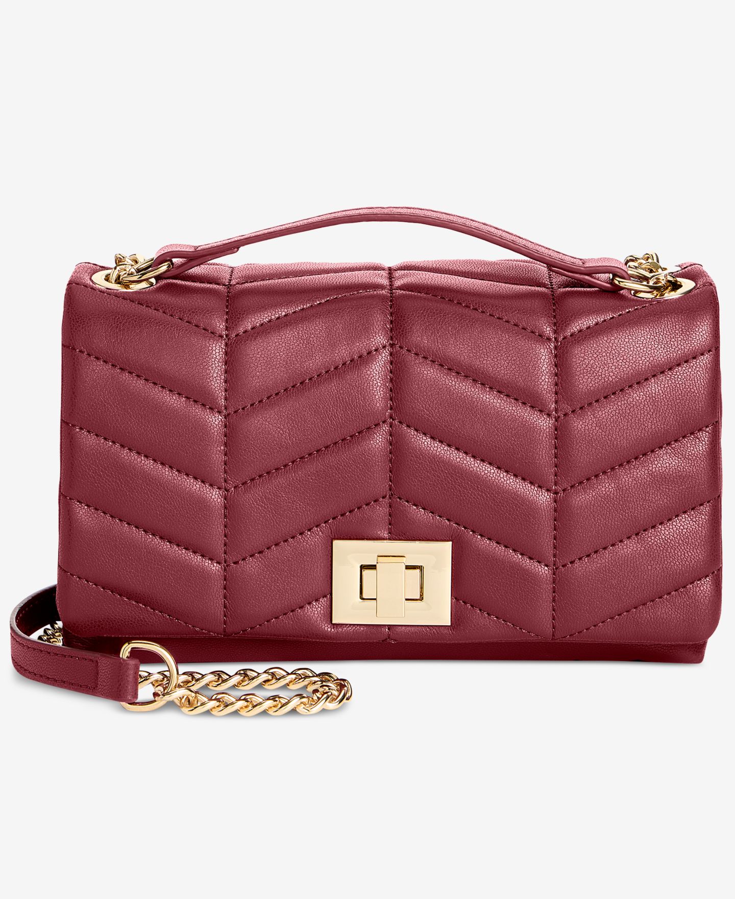 Женская сумка I.N.C. International Concepts Small Ajae Quilted Crossbody Shoulder, цвет: Алый — фото 1