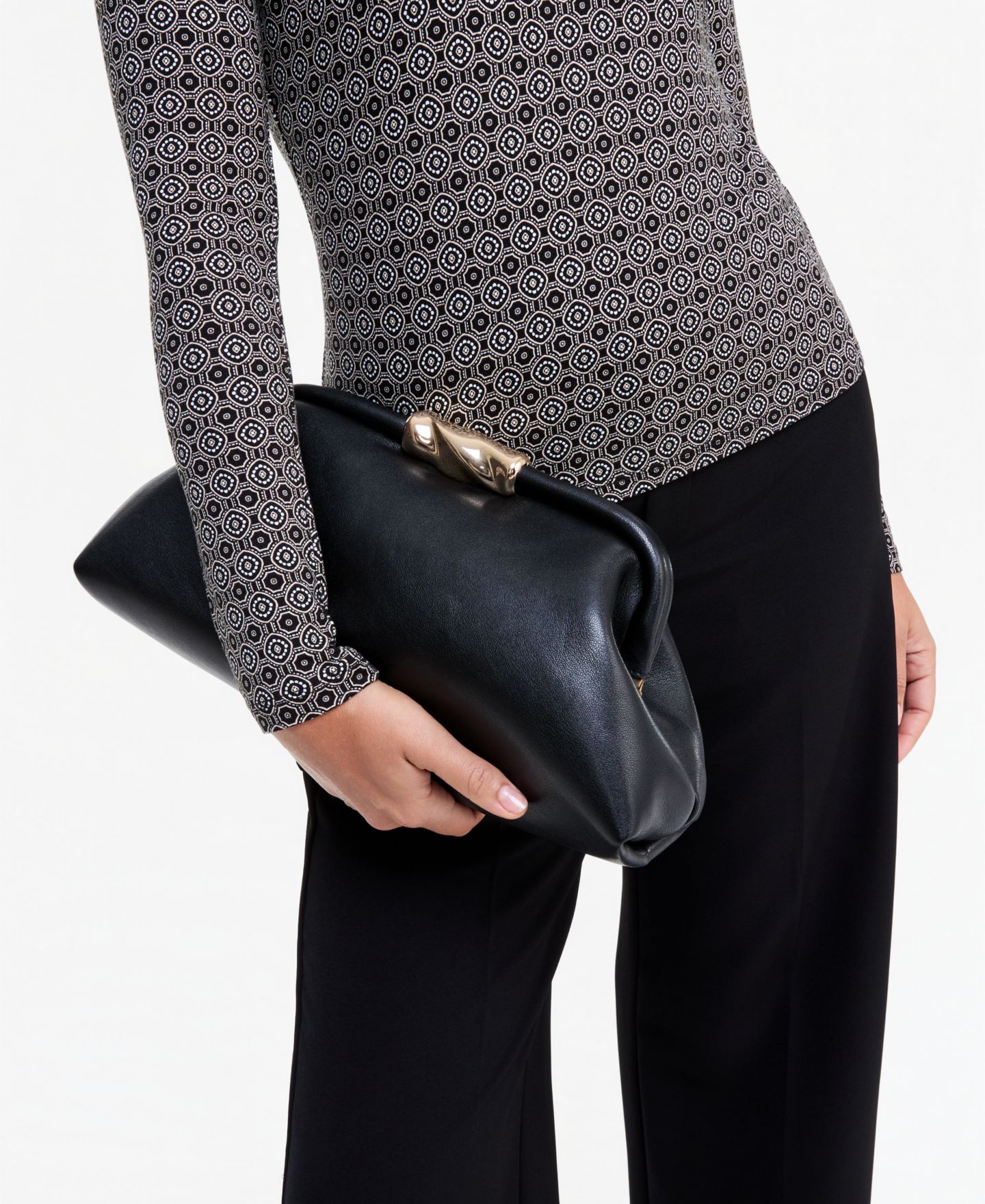 Женский клатч I.N.C. International Concepts Katoah Solid Clutch, цвет: Чёрный — фото 2