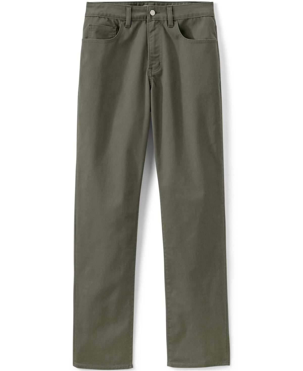 Lands' End Women's Men's Travel Kit Classic Straight Fit 5 Pocket Pant