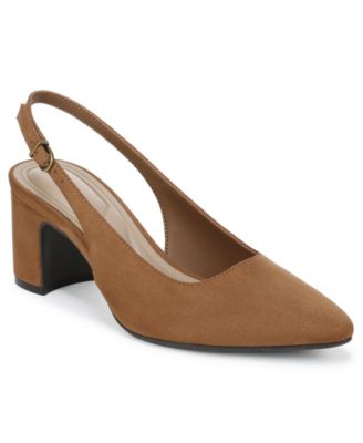 Women's Jerseyy Block Heel Slingback Pumps