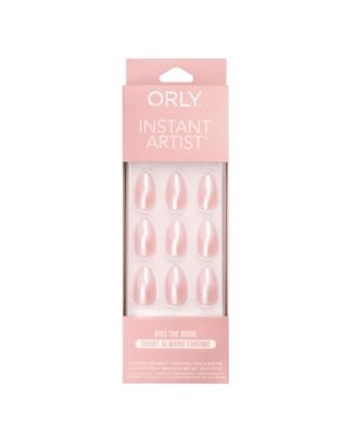 Kiss The Bride Chrome Instant Artist Short Almond Press-On Nails Set