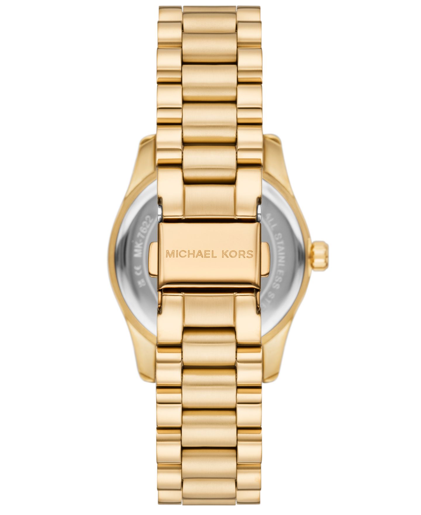 Женские часы Michael Kors MICHAEL Lexington Three-Hand Gold-Tone Stainless Steel Watch 33mm — фото 2