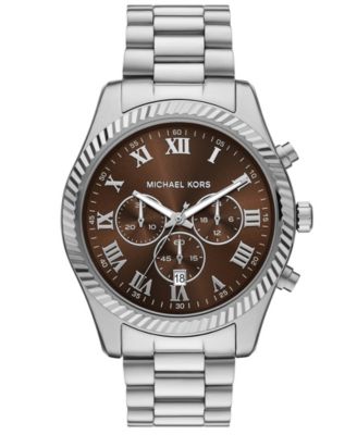 MICHAEL Men's Lexington Chronograph Stainless Steel Watch 44mm