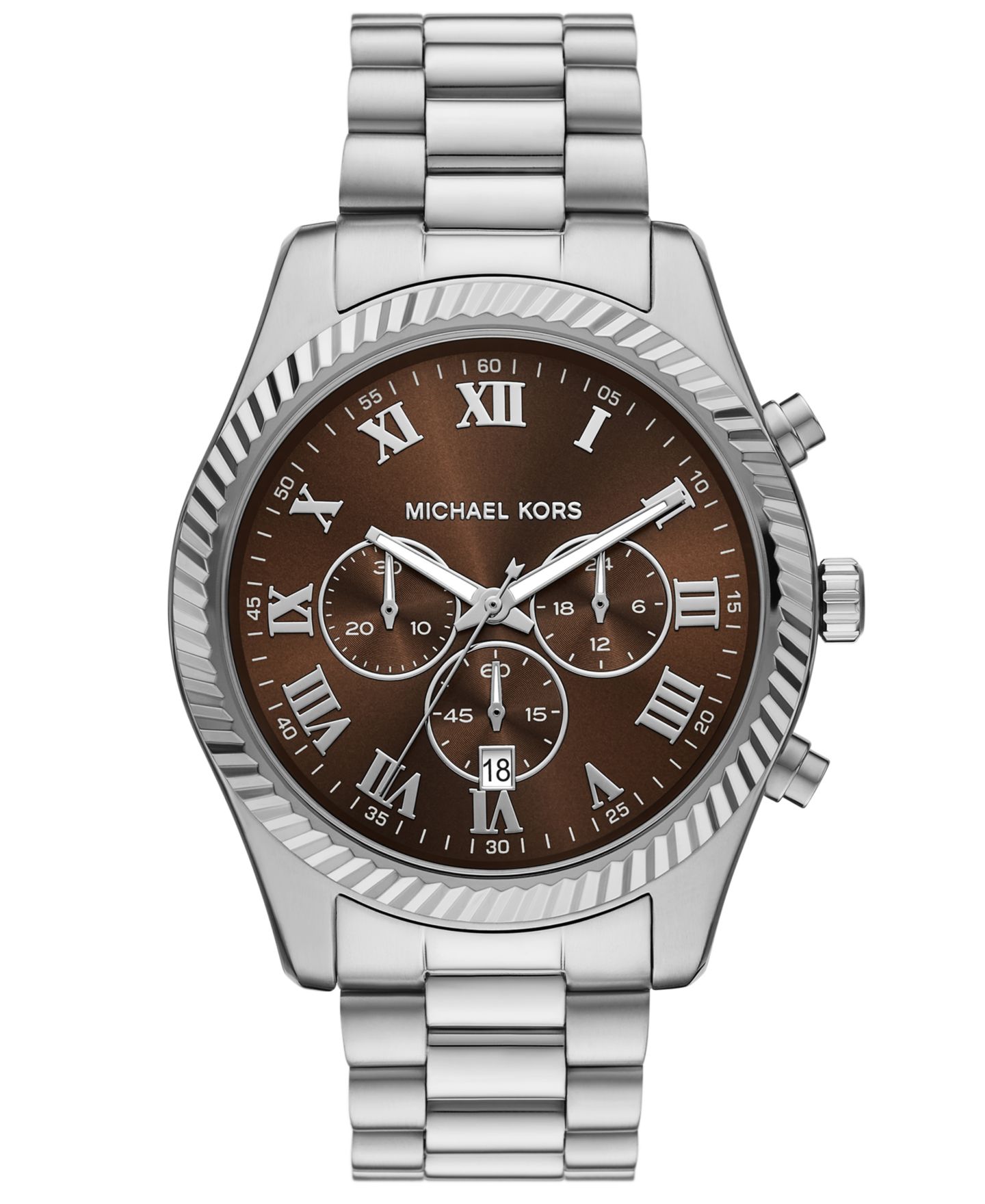 Часы-хронограф Michael Kors Lexington из нержавеющей стали, 44 мм — фото 1