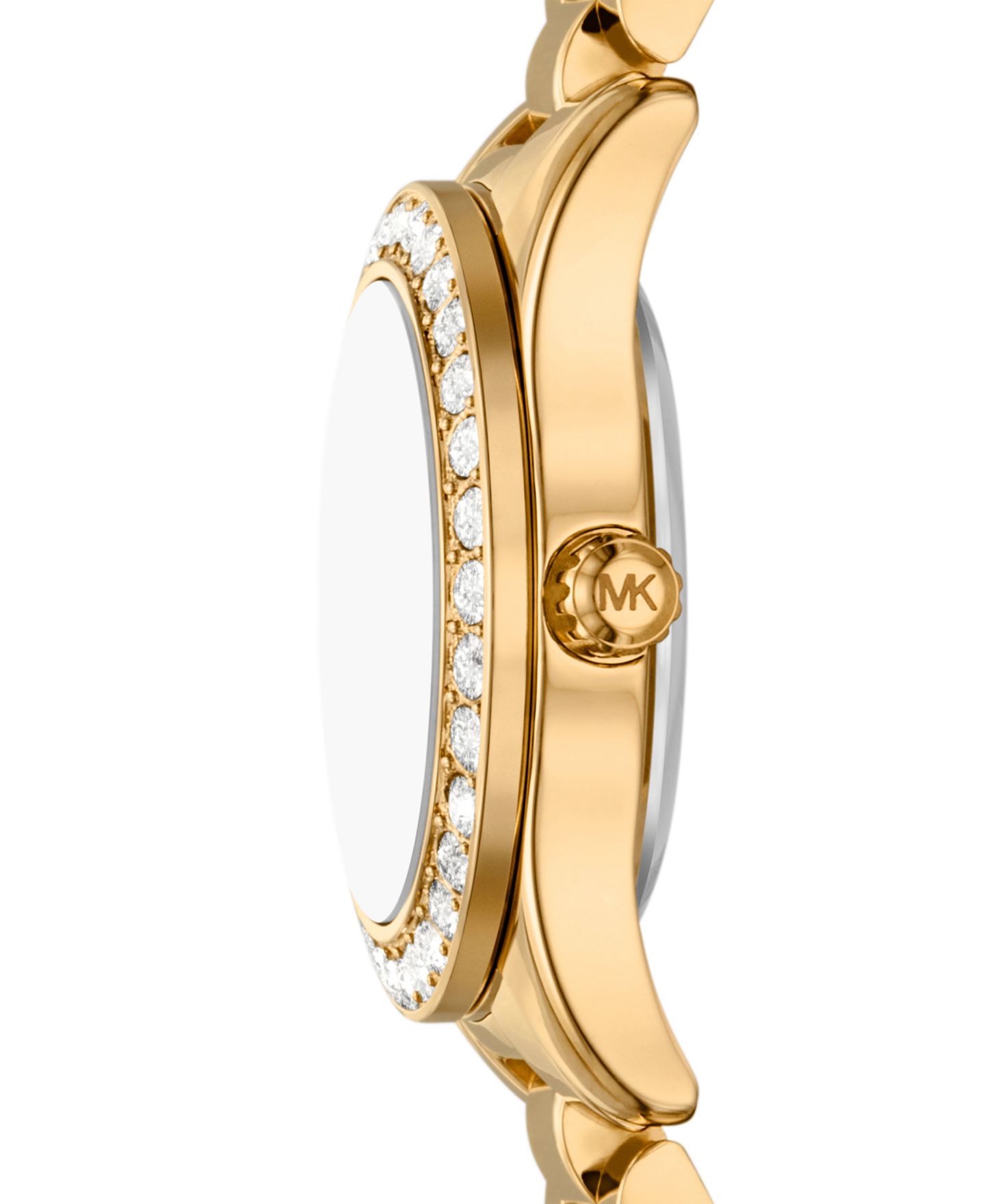 Женские часы Michael Kors MICHAEL Lexington Three-Hand Gold-Tone Stainless Steel Watch 26mm — фото 3