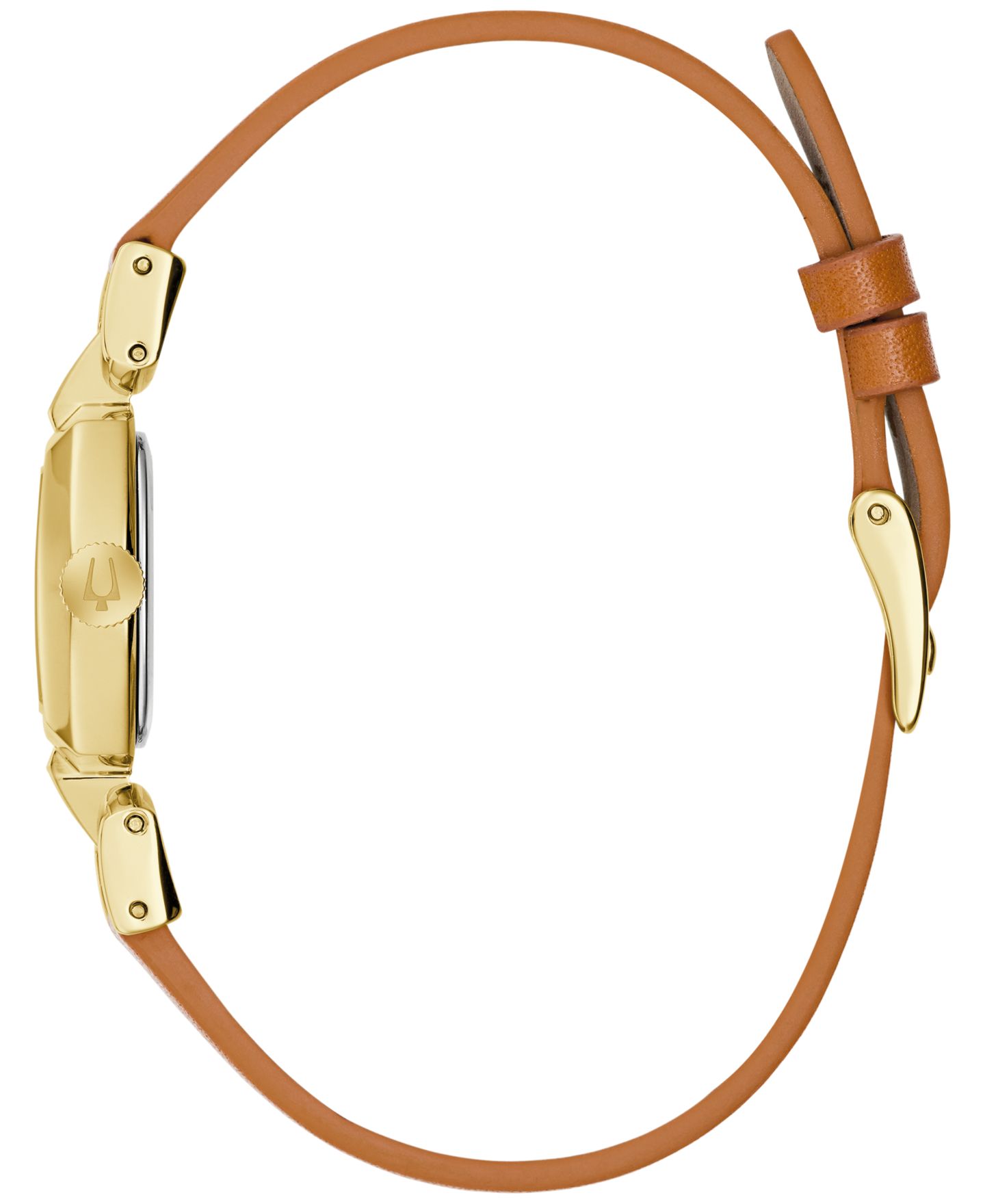 Женские часы Bulova Goddess of Time Jackie Brown Leather Strap Watch 18mm — фото 2