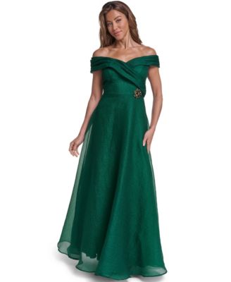 Women's Off-the-Shoulder A-Line Ballgown