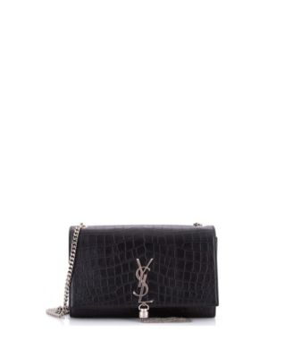 Medium Classic Monogram Tassel Crossbody Bag Embossed Leather