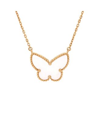 Lucky Alhambra Butterfly Pendant Necklace