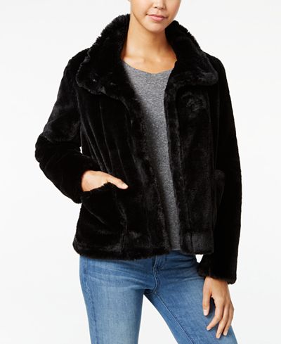 Collection B Faux-Fur Coat