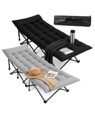 Folding Camping Bed Adult Mattress Oxford Guest