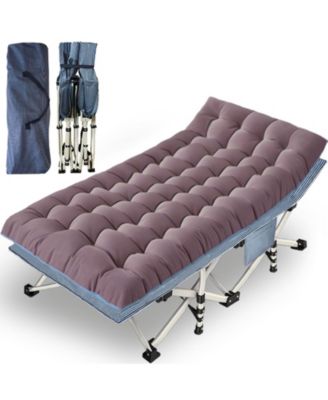 32"Oversize Camping Sleeping Bed Folding Mattress Carry Bag