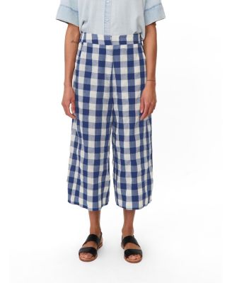 Women's Maportia Gingham Wide-Leg Pants