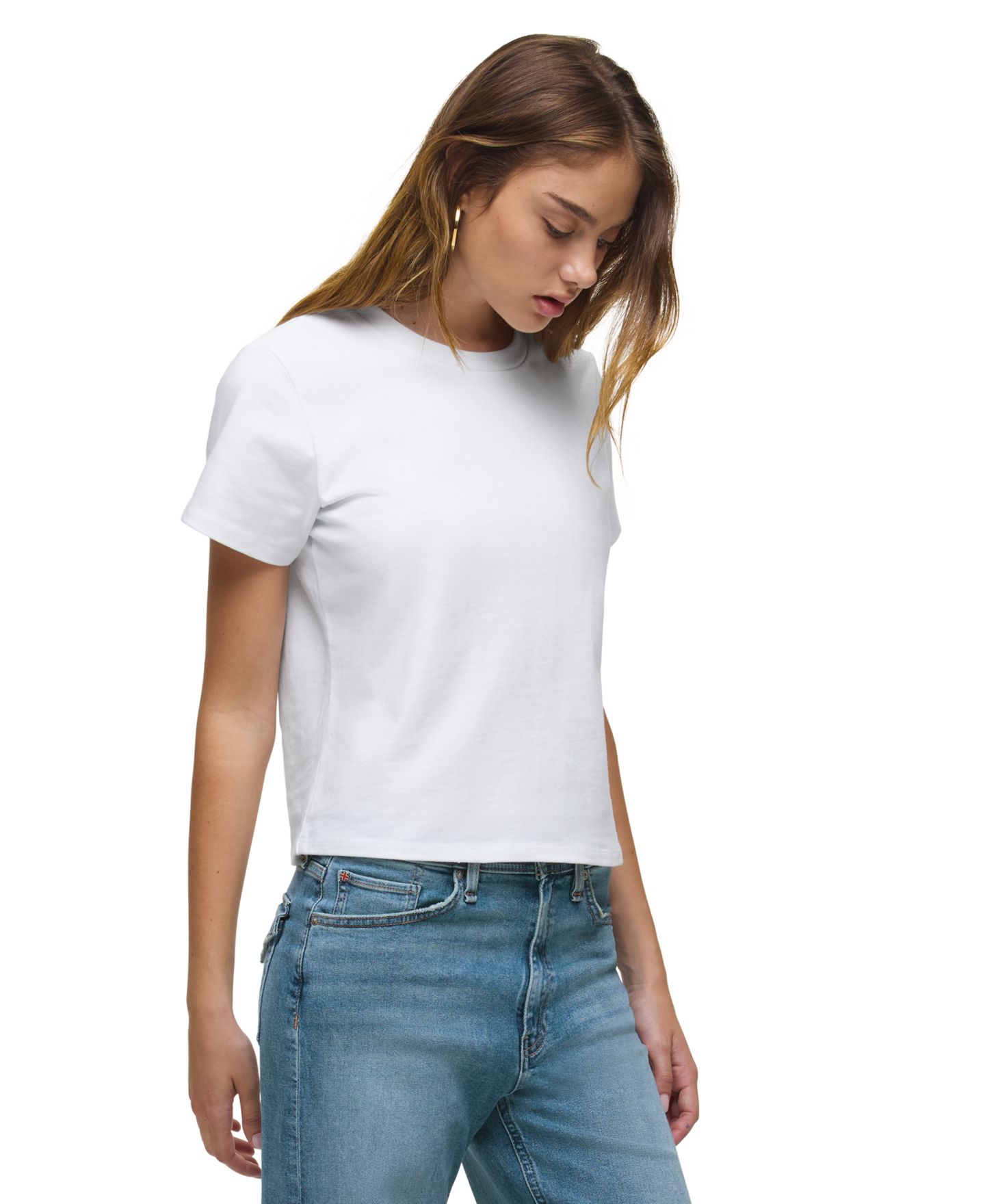 Женская футболка Hudson Jeans Relaxed Crewneck Short-Sleeve, цвет: Белый — фото 2