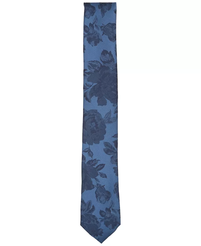 Men's Harbor Floral Pattern Tie - thumbnail 5