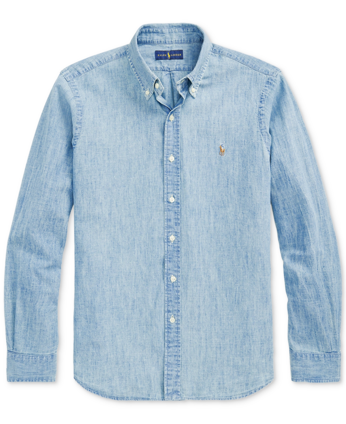Polo Ralph Lauren Men's Long Sleeve Classic-Fit Chambray Shirt