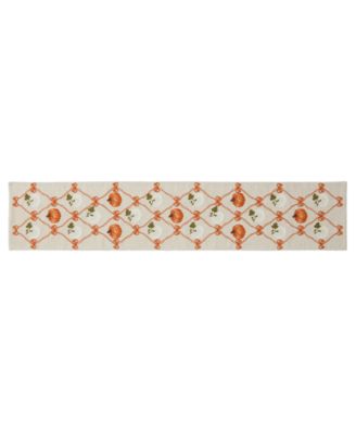 Harvest Ribbon Bows Table Runner, 14" x 70"