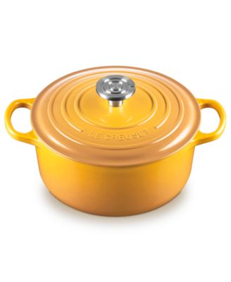 Signature Enameled Cast Iron 7.25-Quart Round Dutch Oven