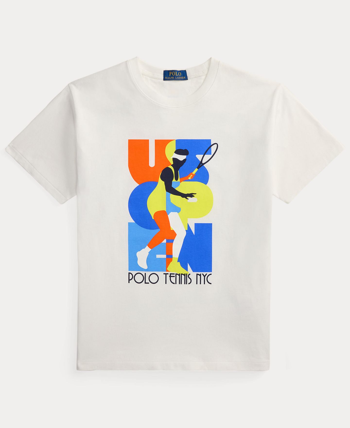 Женская футболка Polo Ralph Lauren US Open Graphic Crewneck, цвет: Белый — фото 7