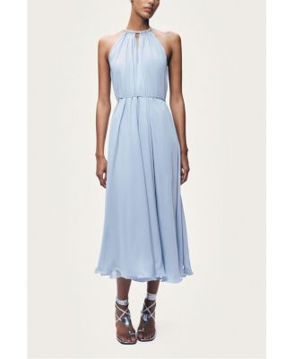 Women's Halter A-Line Embellished Dress