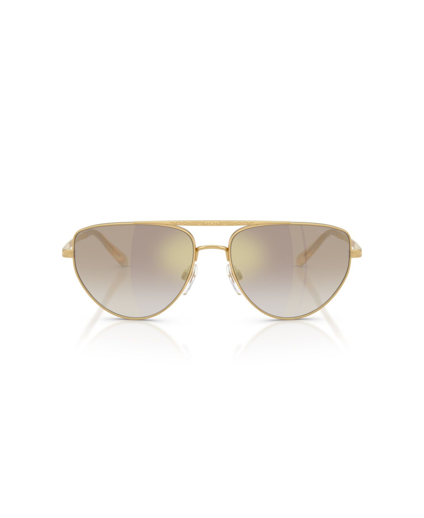 Женские солнцезащитные очки Ralph Lauren Sunglasses, RL7090, цвет: Блестящий золотой — фото 2
