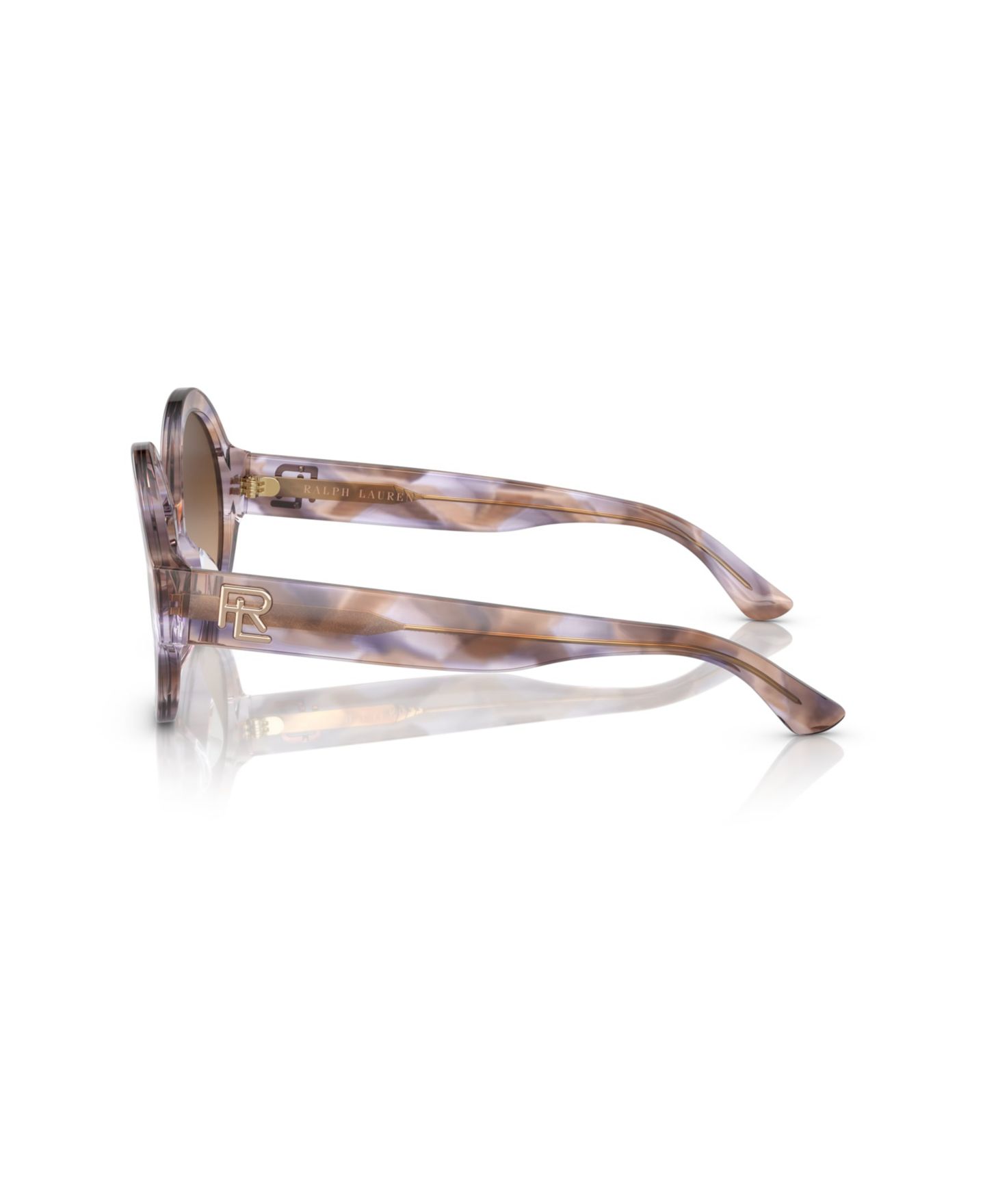 Женские солнцезащитные очки Ralph Lauren The Farrah Sunglasses, RL8207U, цвет: Блестящий чёрный — фото 7