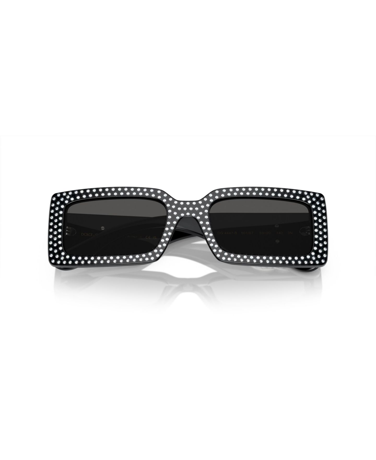 Женские солнцезащитные очки Dolce&Gabbana Sunglasses DG4447B, цвет: Чёрный — фото 4