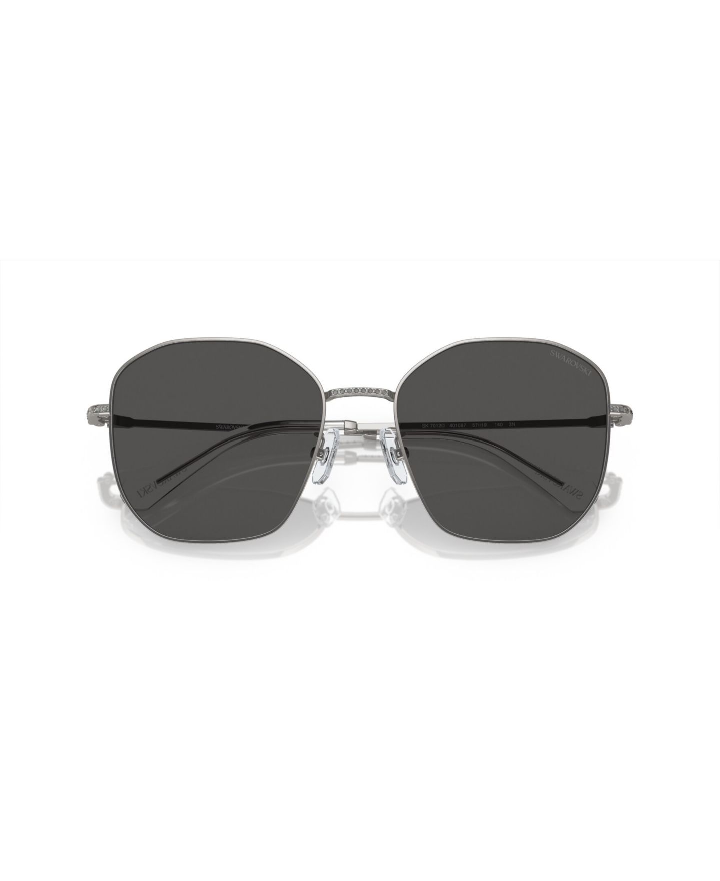 Женские солнцезащитные очки Swarovski Sunglasses, SK7012D, цвет: Графитовый металлик — фото 5