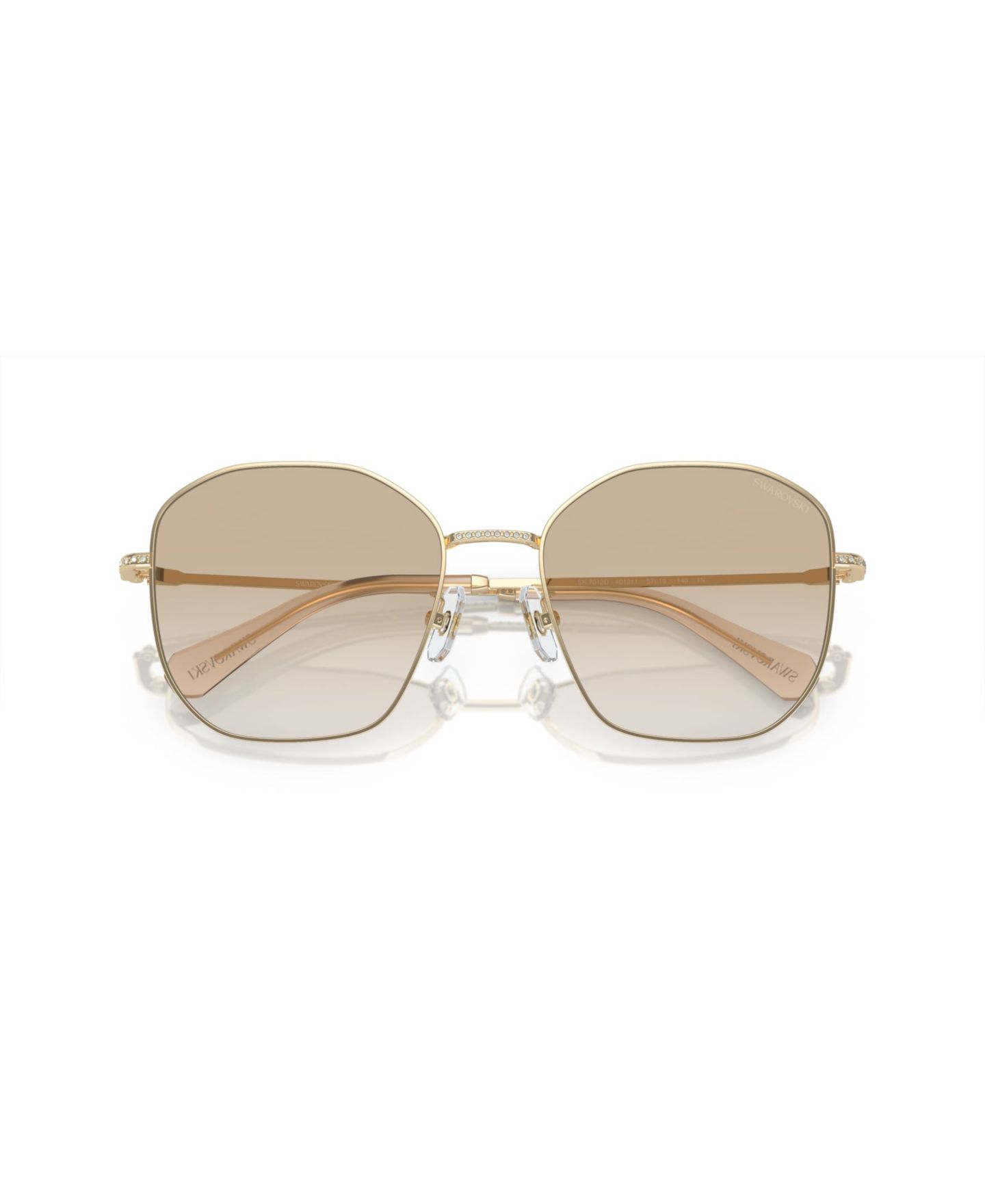 Женские солнцезащитные очки Swarovski Sunglasses, SK7012D, цвет: Графитовый металлик — фото 9