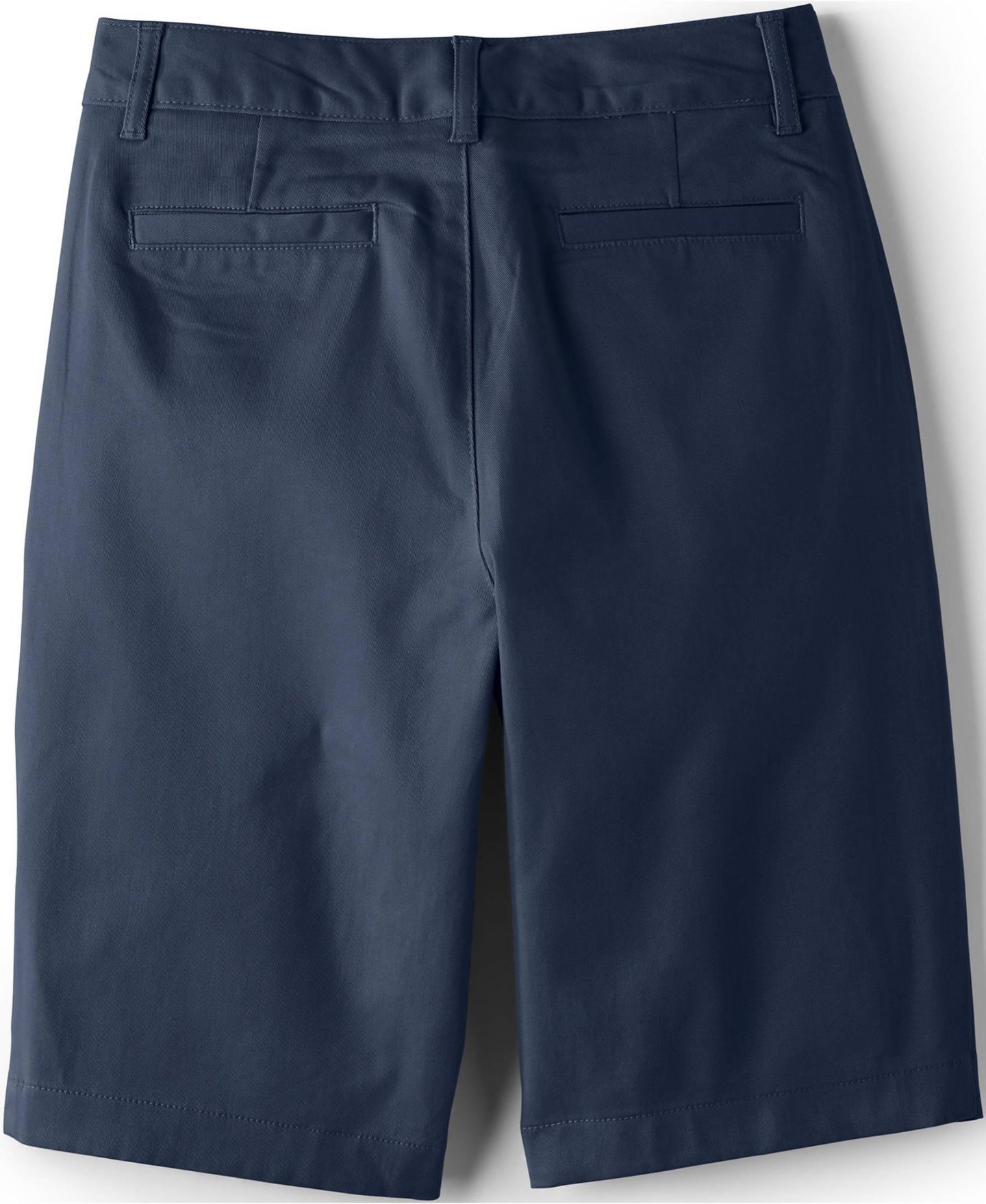 Женские шорты Lands' End Stretch Chino Bermuda, цвет: Тёмно-синий — фото 29