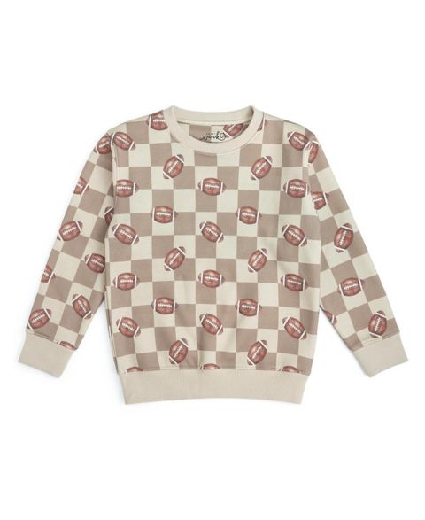 Толстовка Sweet Wink Football Checkered для мальчиков, цвет: Разноцветный