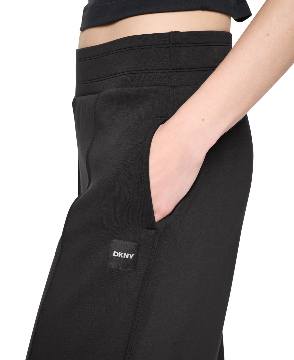 Dkny Sport Women's High-Rise Wide-Leg Pants