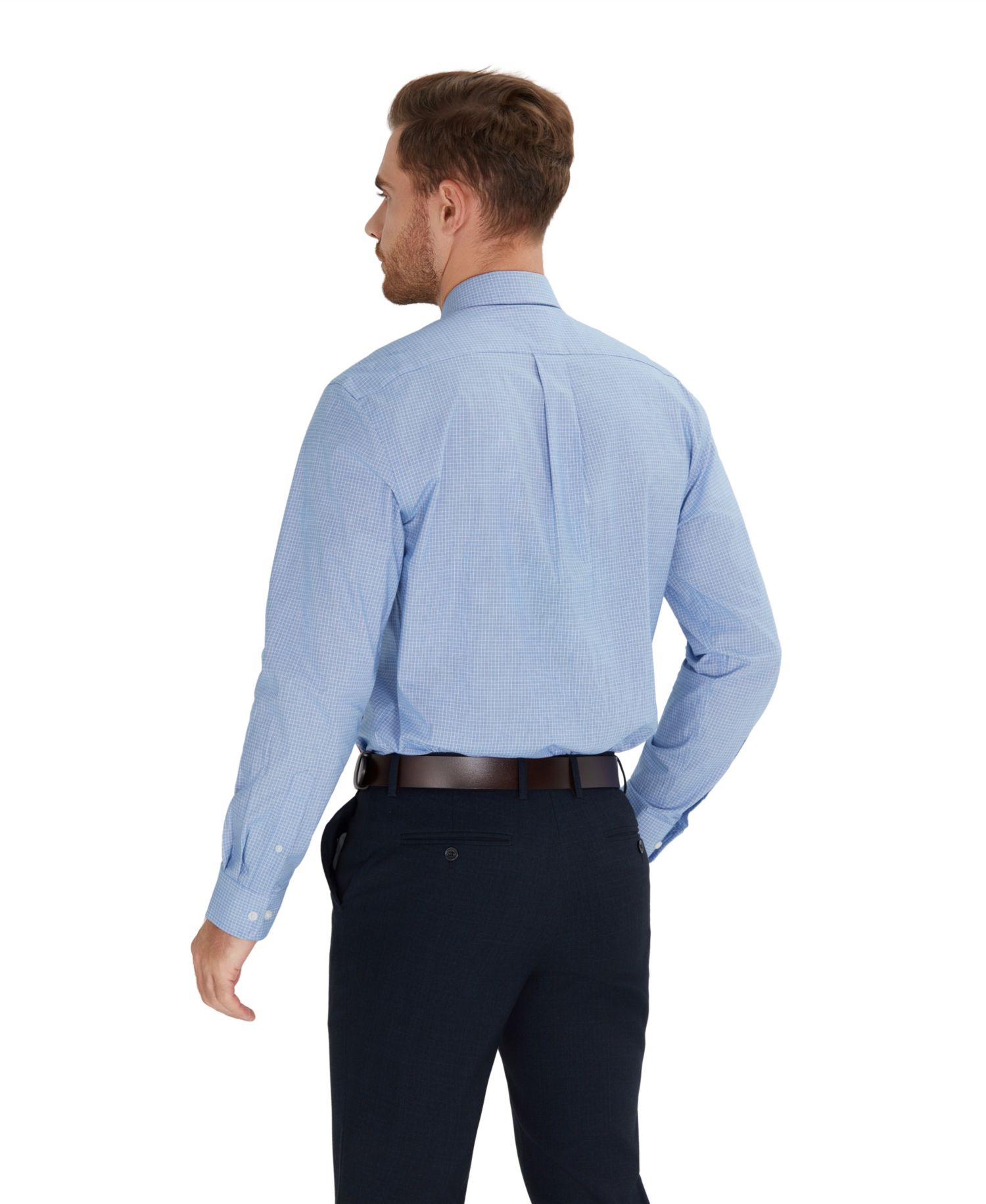 Men's Regular-Fit Bespoke Poplin Dress Shirt