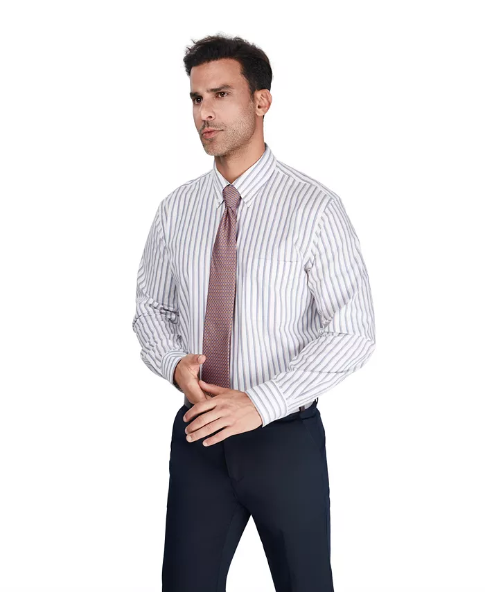 Men's Regular-Fit Harry Stripe Dress Shirt - thumbnail 5