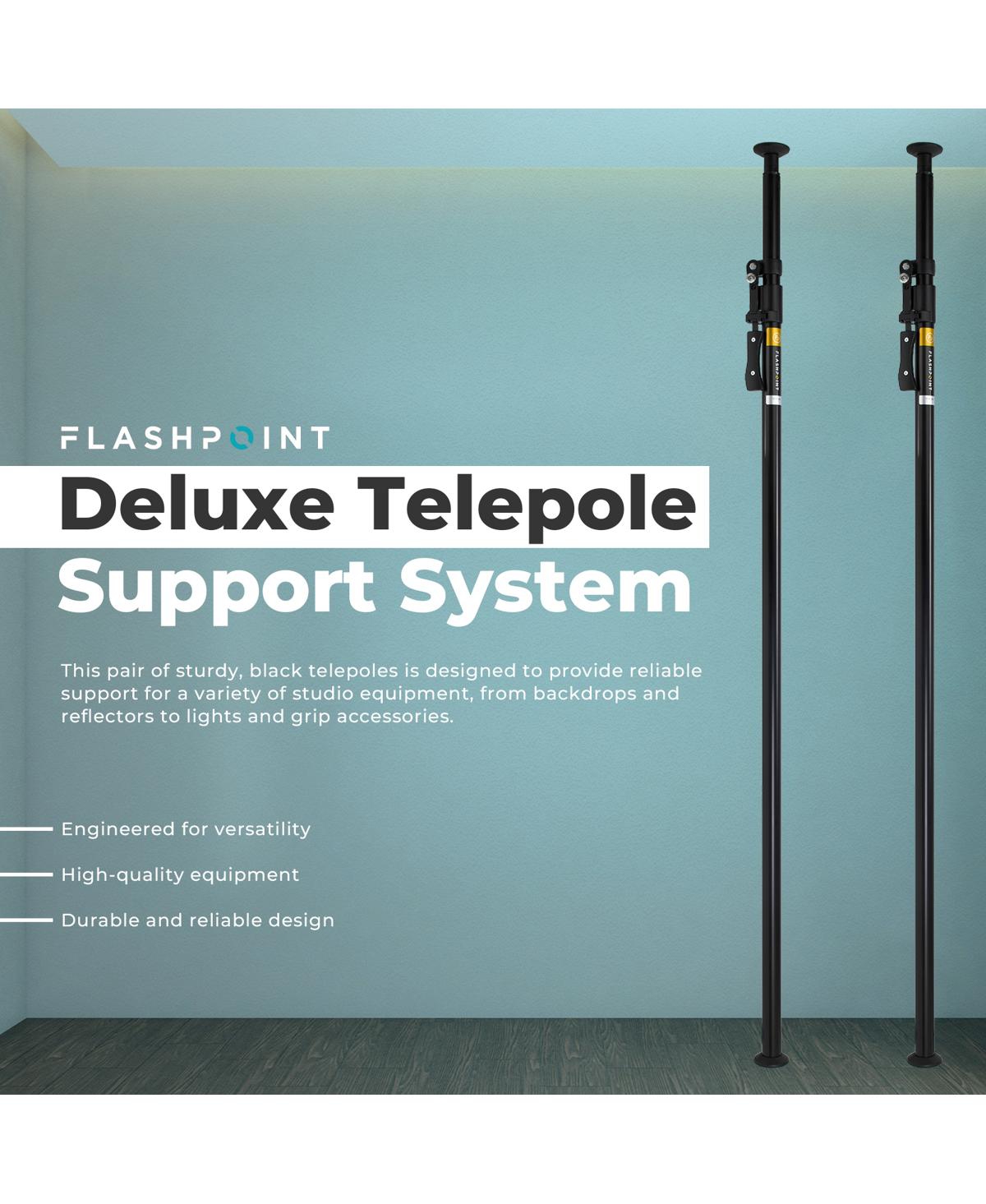 Flashpoint Deluxe Telepole Support System, Pair