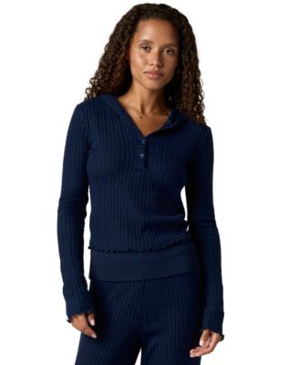 Junior's Baby Cable Pull-On Hoodie