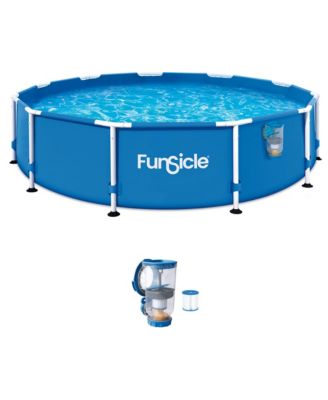 12' x 30" Outdoor Activity Round Frame Above Ground Swimming Pool Set