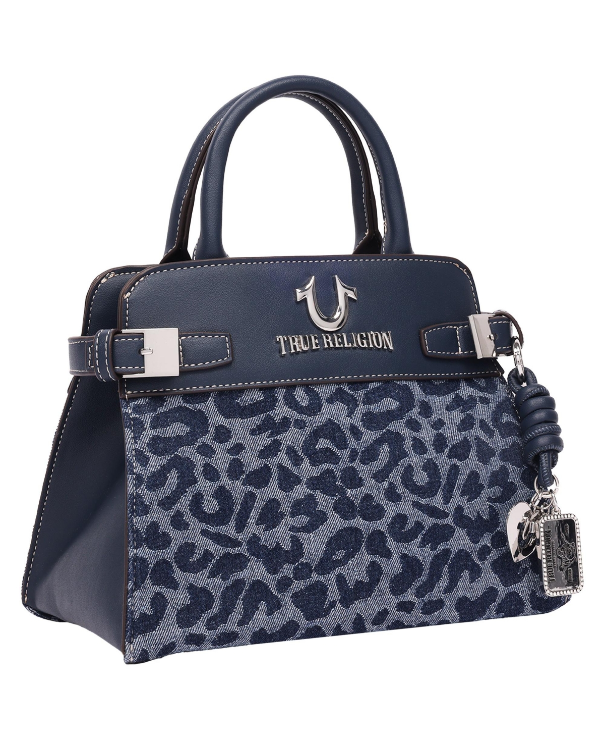 True Religion Multi-Strap Denim Shoulder Bag