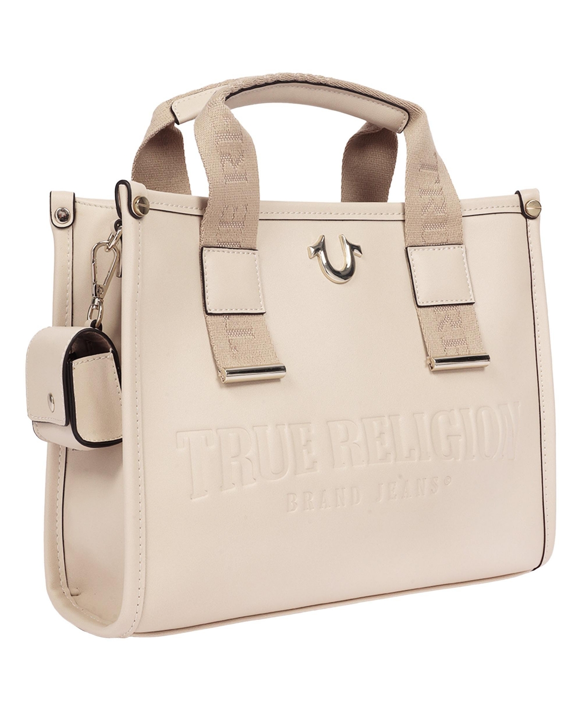 True Religion Multi-Strap Denim Shoulder Bag