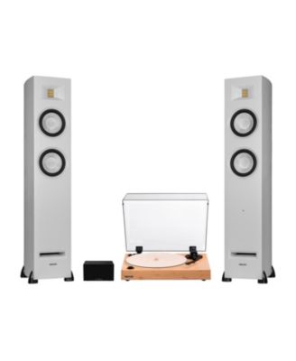 RT85N and Ri91 Nagaoka MP-110 Cartridge 150W Turntable and Powered Speaker System