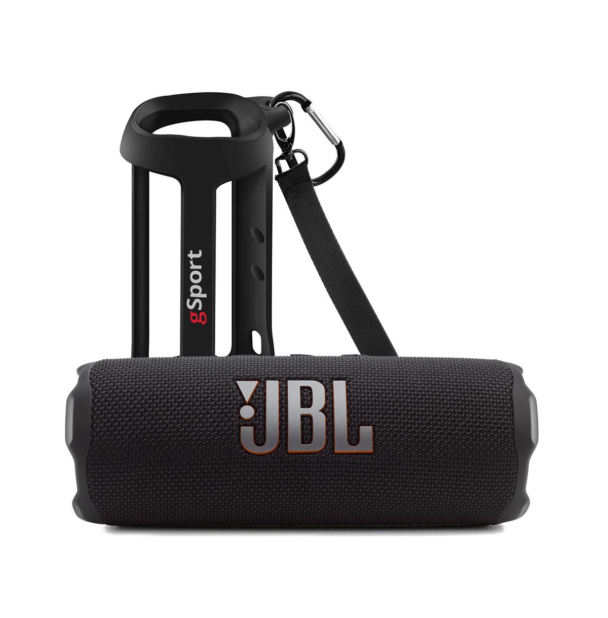 Jbl Flip 7 Waterproof Portable Speaker with gSport Silicone Sleeve