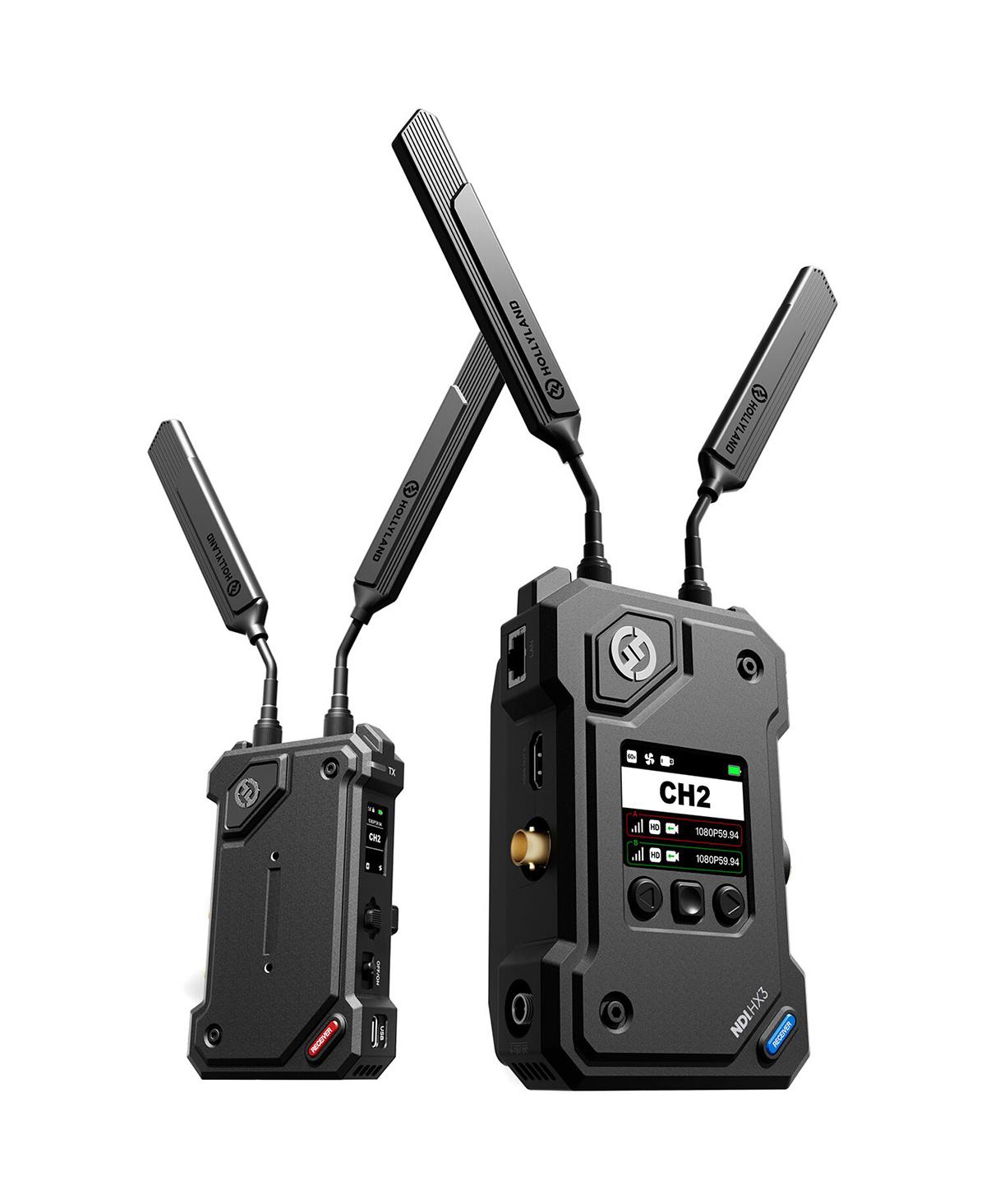 Hollyland Cosmo C2 Sdi/Hdmi Wireless Video Transmission System with Transmitter and Receiver - Black