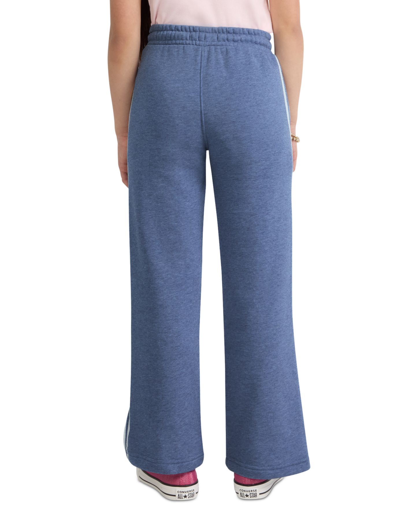 Брюки Levi's Wide Leg Knit Pants для девочек, цвет: Синий меланжевый — фото 5