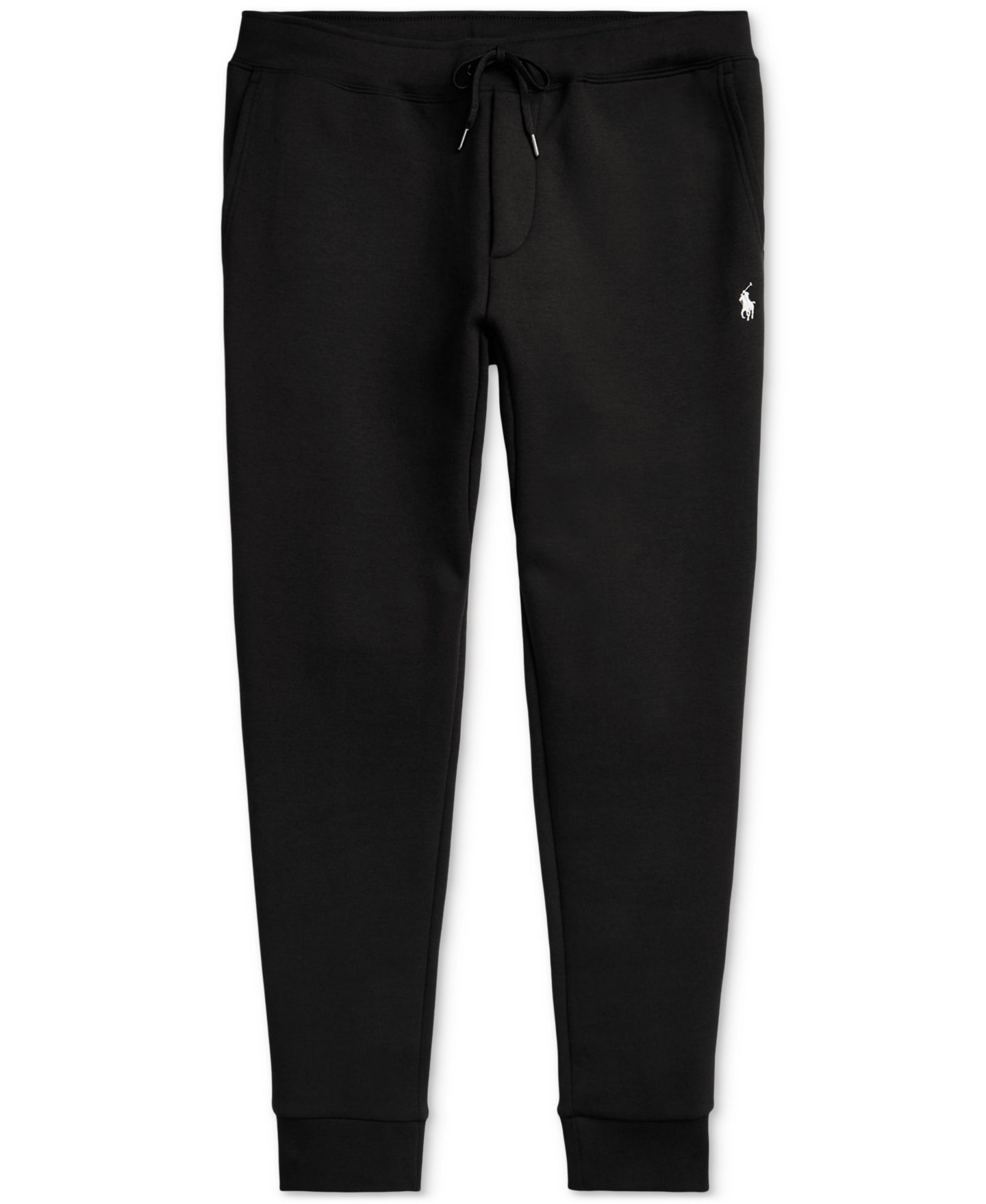 Мужские брюки Polo Ralph Lauren Double-Knit Jogger, цвет: Чёрный — фото 5