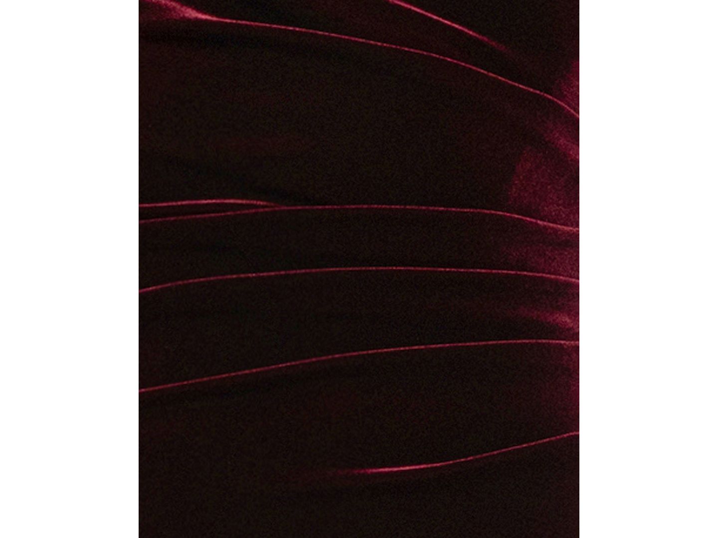 Женские платья XSCAPE Off-the-Shoulder Velvet Ruched Gown, цвет: Бордовый — фото 5