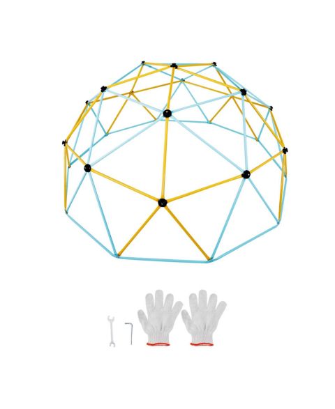 Детская игрушка VEVOR 12FT Geometric Dome Climber Galvanized Steel Climbing Dome, Ages 3-10