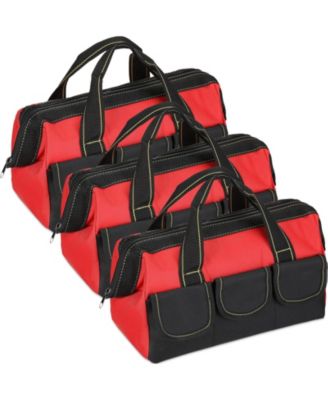Heavy-Duty Tool Bag with Waterproof Hard Base – Suitable for Electricians Carpenters and Technicians