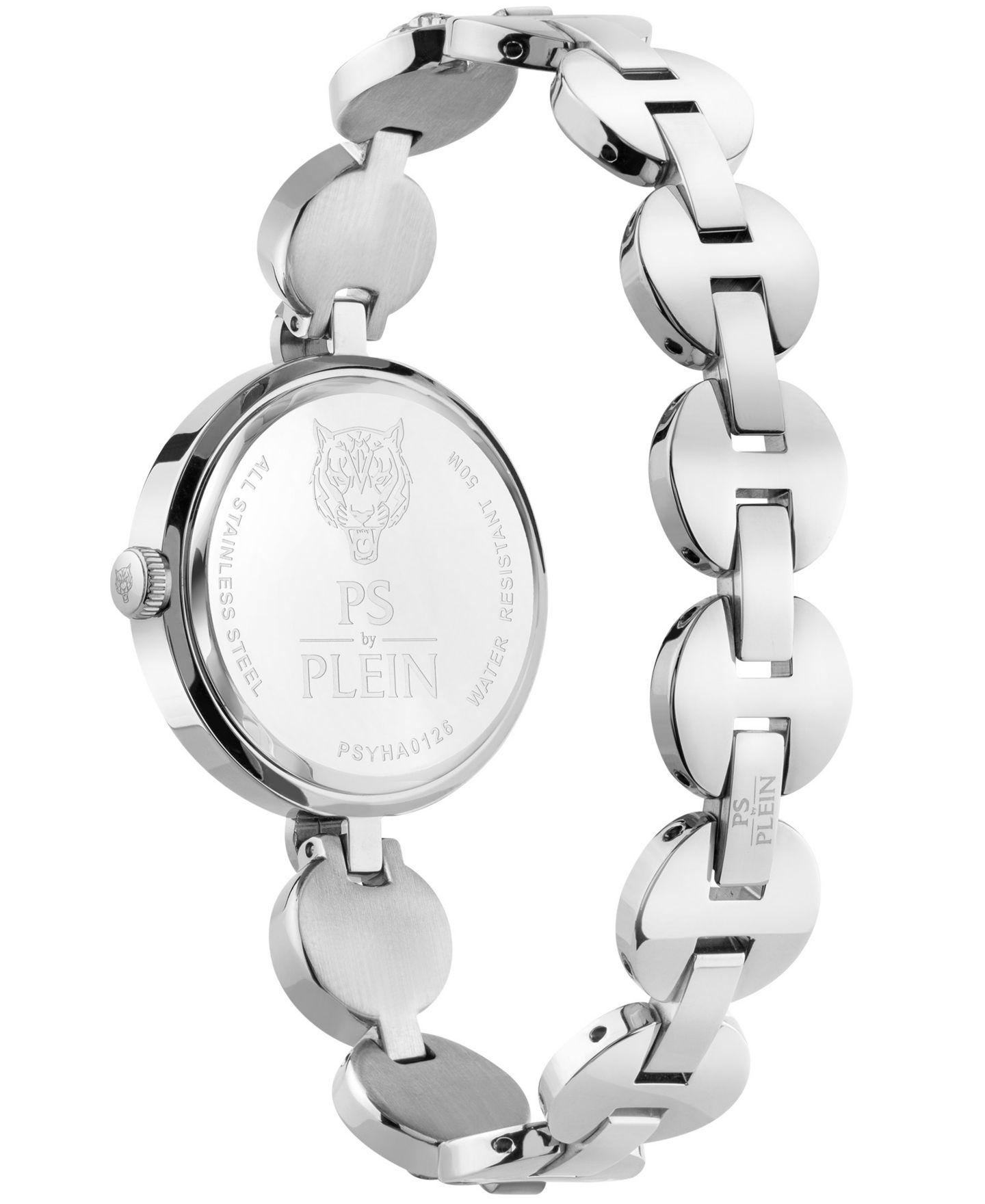 Женские часы Plein Sport Rebel Quartz Round Silver Stainless Steel Case 32mm — фото 2