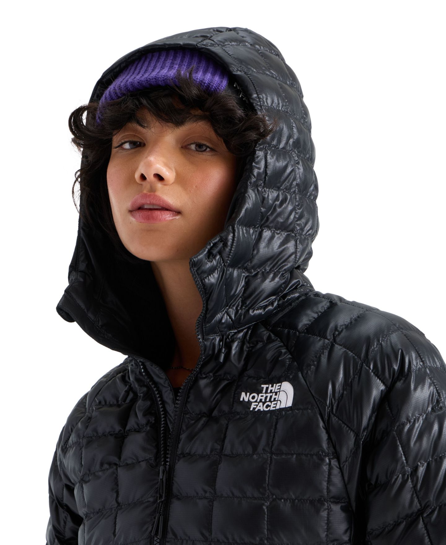 Женская куртка The North Face Long-Sleeve Hooded Parka, цвет: Чёрный — фото 4