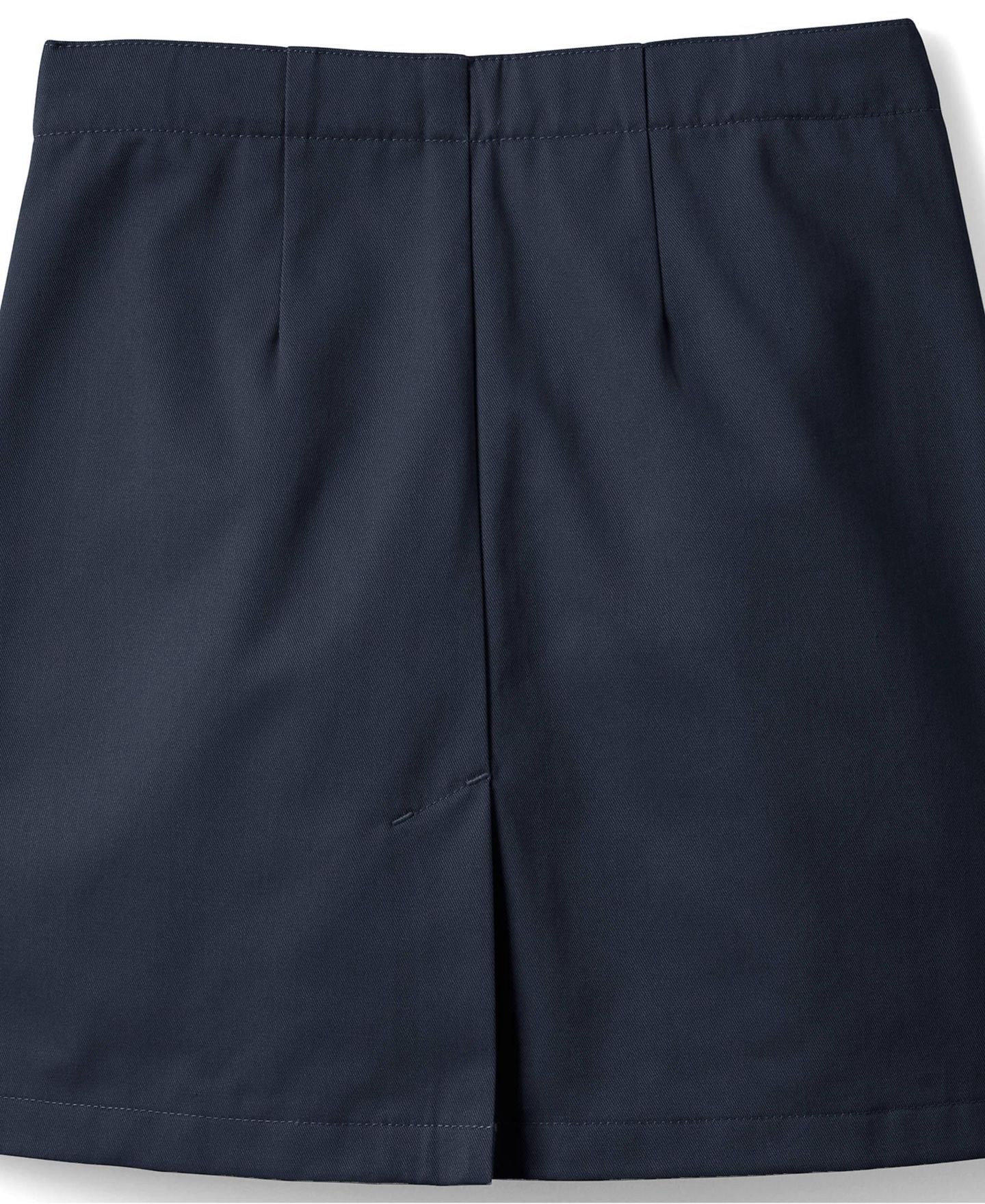 Юбки Lands' End Blend Chino Skort Above Knee для девочек, цвет: Тёмно-синий — фото 2
